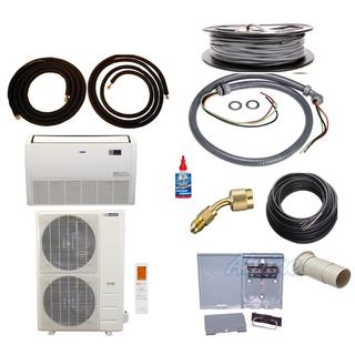 Photo of Blueridge BMY36UHH18FCC KIT15 36,000 BTU (3 Ton) 17.5 SEER / 17.6 SEER2 - S4 SERIES - 208/230V U-Match Hyper Heat Single Zone Wall/Ceiling Ductless Mini Split System KIT 15FT 56326