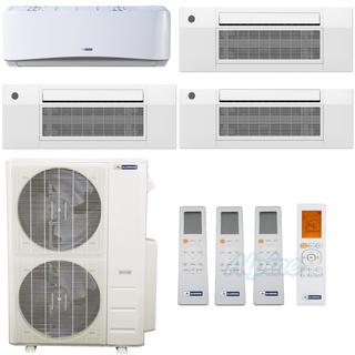 Photo of Blueridge BMM5519-12C2-12C2-12C2-30W 55,000 BTU (4.5 Ton) 19 SEER / 20.2 SEER2 - M2 SERIES - Four Zone Ductless Mini-Split Heat Pump System - Wi-Fi Capable 46832