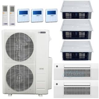 Photo of Blueridge BMM4821-9C2-12C2-12D-12D-12D 48,000 BTU (4 Ton) 20.75 SEER / 20.8 SEER2 - M2 SERIES - Five Zone Ductless Mini-Split Heat Pump System 55636