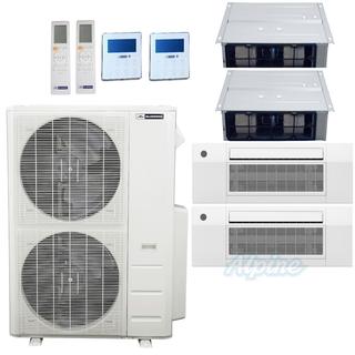 Photo of Blueridge BMM4821-9C2-12C2-12D-12D 48,000 BTU (4 Ton) 20.75 SEER / 20.8 SEER2 - M2 SERIES - Four Zone Ductless Mini-Split Heat Pump System 55582