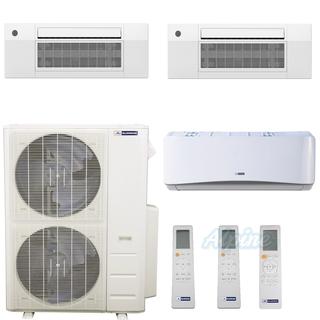 Photo of Blueridge BMM4821-12C2-12C2-12W 48,000 BTU (4 Ton) 21 SEER / 21.1 SEER2 - M2 SERIES - Three Zone Ductless Mini-Split Heat Pump System - Wi-Fi Capable 46775