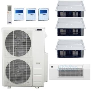 Photo of Blueridge BMM48HH21-12C2-12D-12D-12D 48,000 BTU (4.0 Ton) 20.6 SEER / 21.05 SEER2 - M4 SERIES - HYPER HEAT Four Zone Ductless Mini-Split Heat Pump System - Wi-Fi Capable 55584