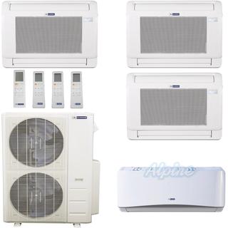 Photo of Blueridge BMM48HH21-6W-16L-16L-16L 48,000 BTU (4 Ton) 21 SEER / 21.2 SEER2 - M4 SERIES - HYPER HEAT Four Zone Ductless Mini-Split Heat Pump System - Wi-Fi Capable 46837