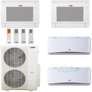 Photo of Blueridge BMM5519-16L-16L-6W-30W 55,000 BTU (4.5 Ton) 19 SEER / 20.2 SEER2 - M2 SERIES - Four Zone Ductless Mini-Split Heat Pump System - Wi-Fi Capable 46838