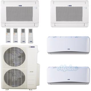 Photo of Blueridge BMM4821-6W-12W-16L-16L 48,000 BTU (4.0 Ton) 21 SEER / 21.1 SEER2 - M2 SERIES - Four Zone Ductless Mini-Split Heat Pump System - Wi-Fi Capable 46839