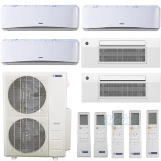 Photo of Blueridge BMHH48M22-6C2-6C2-6W-6W-24W 48,000 BTU (4 Ton) 21.5 SEER - M4 SERIES - HYPER HEAT Five Zone Ductless Mini-Split Heat Pump System - Wi-Fi Capable 46851