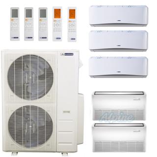 Photo of Blueridge BMM55HH19-6W-6W-12W-18F-18F 55,000 BTU (4.5 Ton) 19 SEER / 20 SEER2 - M4 SERIES - HYPER HEAT Five Zone Ductless Mini-Split Heat Pump System - Wi-Fi Capable 51824