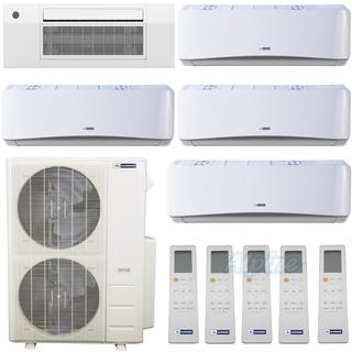 Photo of Blueridge BMM5519-9W-9W-9W-18C2-24W 55,000 BTU (4.5 Ton) 19 SEER / 20.2 SEER2 - M2 SERIES - Five Zone Ductless Mini-Split Heat Pump System - Wi-Fi Capable 55575