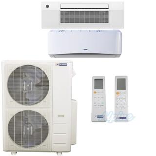 Blueridge BMHH48M22C-18C2-24W 48,000 BTU (4 Ton) 21.5 SEER - M4 SERIES - Hyper  Heat Ductless Mini-Split Two Zone Heat Pump - Wi-Fi Capable