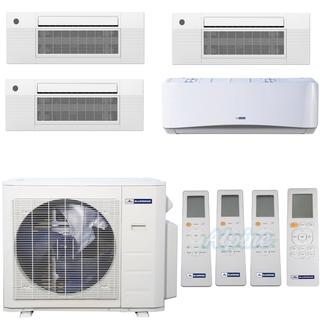 Photo of Blueridge BMM36HH20-9W-9C2-12C2-12C2 36,000 BTU (3 Ton) 21 SEER2 - M4 SERIES - HYPER HEAT Four Zone Ductless Mini-Split Heat Pump System - Wi-Fi Capable 46746