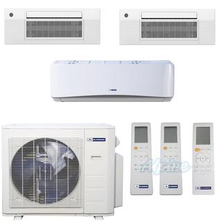 Photo of Blueridge BMHH27M22-6W-9C2-12C2 27,000 BTU (2.3 Ton) 20.5 SEER - M4 SERIES - HYPER HEAT Three Zone Ductless Mini-Split Heat Pump System - Wi-Fi Capable 46742