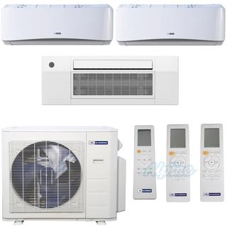 Photo of Blueridge BMM2723-6W-6W-12C2 27,000 BTU (2.25 Ton) 22.5 SEER / 23.5 SEER2 - M2 SERIES - Three Zone Ductless Mini-Split Heat Pump System - Wi-Fi Capable 46743