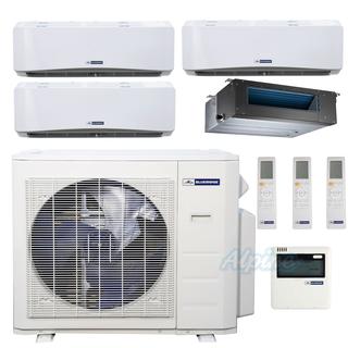 Photo of Blueridge BMM36HH20-6W-9W-9W-12D 36,000 BTU (3 Ton) 20.2 SEER2 - M4 SERIES - HYPER HEAT Four Zone Ductless Mini-Split Heat Pump System 46731