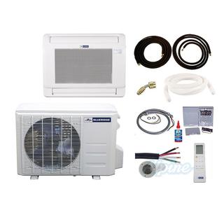 Photo of Blueridge BMY12HH23LW KIT25 12,000 BTU (1 Ton) 23 SEER / 24.2 SEER2 Single Zone HYPER HEAT Low Wall Mounted Ductless Mini Split System KIT 25FT - WiFi Capable 46330