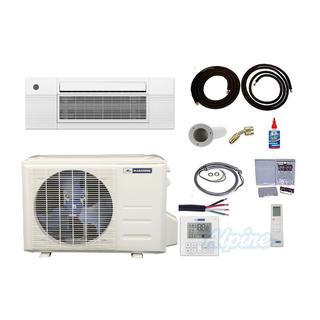 Photo of Blueridge BMY6HH22CC2 KIT15 6,000 BTU (0.5 Ton) 22 SEER / 22 SEER2 Single Zone HYPER HEAT Ceiling Cassette Ductless Mini Split System KIT 15FT - WiFi Capable 48259