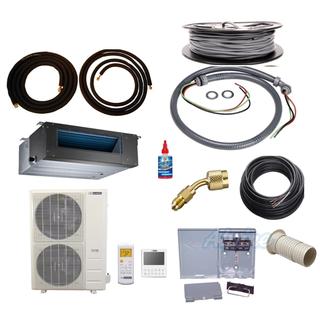 Photo of Blueridge BMY36UHH18CD KIT25 36,000 BTU (3 Ton) 17.5 SEER - S4 SERIES - 208/230V U-Match Single Zone Concealed Duct Mini Split System KIT 25FT 55369