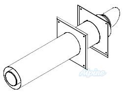 Photo of Crown Boiler Company 230569 100/150mm Horizontal Concentric Vent Termination 50065