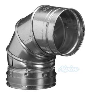 SpacePak AC-SM9-EL45 SpacePak round plenum 45 degree elbow
