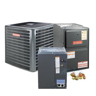 Photo of Goodman GSXN3N3610-GMVM970804CN-CAPF3743C6-TXV-FX-KX-3T (Kit No. D2132) 3 Ton AC, 80,000 BTU 97% AFUE Modulating Burner Variable Speed Blower Gas Furnace, 13.4 SEER2 Upflow Split System Kit 52750