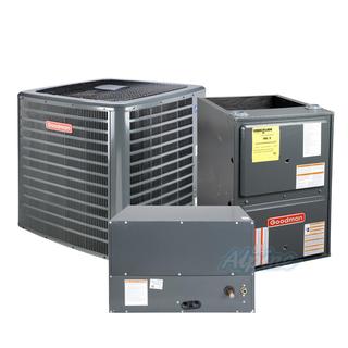 Photo of Goodman GSX140301-GCVC960804CN-CHPF3642C6 (Kit No. D2036) 2.5 Ton AC, 80,000 BTU 96% AFUE Gas Furnace, 14.5 SEER, Horizontal Split System Kit, Northern Sales Only 54302