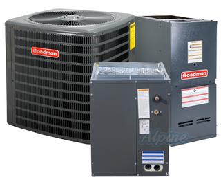 Photo of Goodman GSX140371-GC9S801005CN-CAPF3743C6 (Kit No. D2176) 3 Ton AC, 100,000 BTU 80% AFUE Gas Furnace, 14.5 SEER Downflow Split System Kit, Northern Sales Only 54359