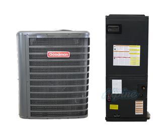 Photo of Goodman GSZB402410-AMST24BU1400 SND-KIT SND 2 Ton, 14.3 SEER2 Heat Pump, R-410A Refrigerant & SND 2 Ton Standard Multi-Positional Air Handler 55875