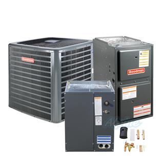 Photo of Goodman GSX140371-GM9S961005CN-CAPF3743C6-TX3N4 (Kit No. D2151) 3 Ton AC, 100,000 BTU 96% AFUE Gas Furnace, 14.5 SEER Upflow Split System Kit, Northern Sales Only 54356