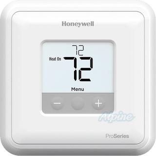 Photo of Honeywell TH1110D2009 T1 Pro non-programmable thermostat for 24 Vac systems, single stage heat and cool systems. Single stage heat pumps without aux heat. 50184
