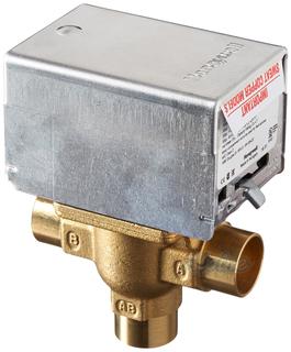 Photo of Honeywell V8044A1044 24 Volts, 7 GPM at 60°F, 3/4" Sweat Connection, Normally Closed, Hydronic Zone Valve 51318