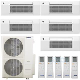 Photo of Blueridge BMM48HH21-9C2-9C2-9C2-12C2-18C2 48,000 BTU (4 Ton) 21 SEER / 21.2 SEER2 - M4 SERIES - HYPER HEAT Five Zone Ductless Mini-Split Heat Pump System - Wi-Fi Capable 45817