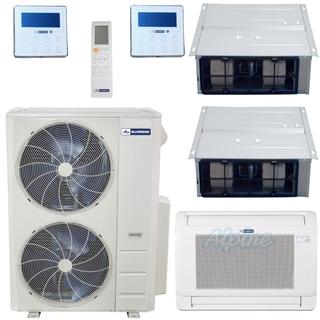 Photo of Blueridge BMM48HH21-12D-12D-16L 48,000 BTU (4 Ton) 20.6 SEER / 21.05 SEER2 - M4 SERIES - HYPER HEAT Three Zone Ductless Mini-Split Heat Pump System 55656