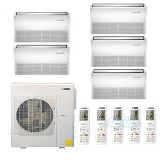 Photo of Blueridge BMKH42UH23-9F-9F-9F-9F-18F 42,000 BTU (3.5 Ton) 23 SEER / 16 SEER2 - M5 SERIES - ULTRA HEAT Five Zone Ductless Mini-Split Heat Pump System 37384