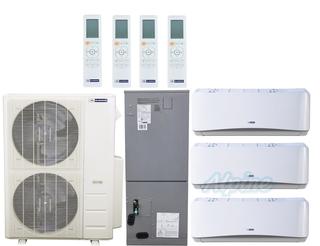 Photo of Blueridge BMM55HH19-6W-6W-9W-36AH 55,000 BTU (4.5 Ton) 19 SEER / 19.4 SEER2 - M4 SERIES - HYPER HEAT Four Zone Ductless Mini-Split Heat Pump System 56608