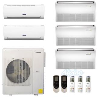 Photo of Blueridge BMKH4221-9F-9F-9F-9W-9W 42,000 BTU (3.5 Ton) 21 SEER / 21 SEER2 - M3 SERIES - Five Zone Ductless Mini-Split Heat Pump System 43645