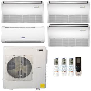 Photo of Blueridge BMKH42LM23UH-12F-12F-12F-18W 42,000 BTU (3.5 Ton) 23 SEER / 16 SEER2 - M5 SERIES - ULTRA HEAT Four Zone Ductless Mini-Split Heat Pump System 43626