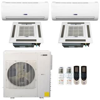 Photo of Blueridge BMKH42LM23UH-9W-9W-18C-18C 42,000 BTU (3.5 Ton) 23 SEER ULTRA HEAT Four Zone Ductless Mini-Split Heat Pump System 43628