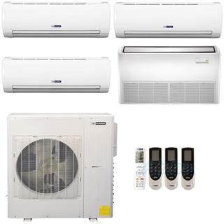 Photo of Blueridge BMKH36LM23UH-9W-9W-9W-9F 36,000 BTU (3 Ton) 23 SEER / 16 SEER2 - M5 SERIES - ULTRA HEAT Four Zone Ductless Mini-Split Heat Pump System 43632