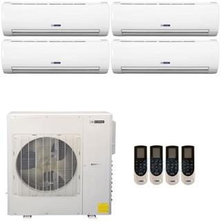 Photo of Blueridge BMKH42LM23UH-12W-12W-18W-18W 42,000 BTU (3.5 Ton) 23 SEER / 16 SEER2 - M5 SERIES - ULTRA HEAT Four Zone Ductless Mini-Split Heat Pump System w/ WIFI 43624