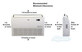 Photo of Blueridge BMY18HH22FCC KIT15 18,000 BTU (1.5 Ton) 21.5 SEER / 20.2 SEER2 Single Zone Wall/Ceiling Ductless Mini Split System KIT 15FT - WiFi Capable 54547