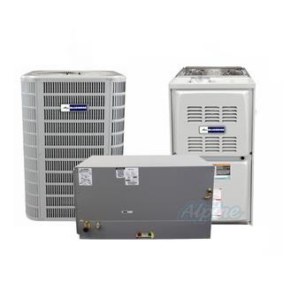 Photo of Blueridge BA17L24P-BG802UH070AV12-BH1P24A (Kit No. D1234) 2 Ton AC, 70,000 BTU 80% AFUE Two Stage Gas Furnace, 17 SEER / 16 SEER2 Horizontal Split System Kit 48444