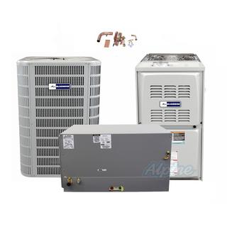 Photo of Blueridge BA17L48P-BG801UH110CE20-BH1P48C-BGH4TXV02 4 Ton AC, 110,000 BTU 80% AFUE Single Stage Gas Furnace, 15.1 SEER / 14.4 SEER2 Horizontal Split System Kit 48663