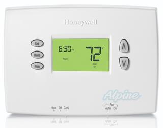 Photo of Honeywell TH2210DH1000 PRO 2000 Universal Programmable Thermostat - Two Stage Heat / One Stage Cool for Heat Pump Applications 13214