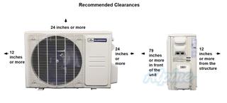 Photo of Blueridge BMX1217 12,000 BTU (1 Ton) 16.5 SEER / 17.4 SEER2 - S1 SERIES - 115V Single Zone Ductless Mini-Split Heat Pump System - WiFi Capable 54529