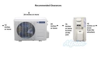 Photo of Blueridge BMY1221 12,000 BTU (1 Ton) 20.5 SEER / 21.4 SEER2 Single Zone Ductless Mini-Split Heat Pump System - WiFi Capable 54531