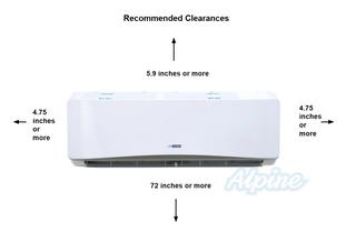 Photo of Blueridge BMY1221 12,000 BTU (1 Ton) 20.5 SEER / 21.4 SEER2 Single Zone Ductless Mini-Split Heat Pump System - WiFi Capable 54530