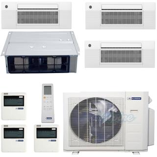 Photo of Blueridge BMM3621-6C2-9C2-9C2-12D 36,000 BTU (3 Ton) 20.65 SEER / 21.55 SEER2 - M2 SERIES - Four Zone Ductless Mini-Split Heat Pump System 55669