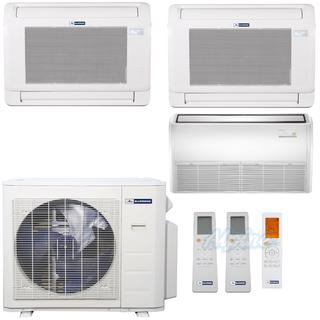 Photo of Blueridge BMM36HH21-12L-12L-18F 36,000 BTU (3 Ton) 21 SEER2 - M4 SERIES - HYPER HEAT Three Zone Ductless Mini-Split Heat Pump System - Wi-Fi Capable 55674