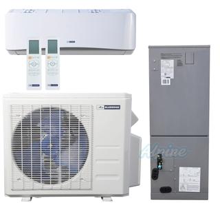 Photo of Blueridge BMM2722-6W-18AH 27,000 BTU (2.25 Ton) 21.75 SEER / 22.25 SEER2 - M2 SERIES - Two Zone Ductless Mini-Split Heat Pump System 56619