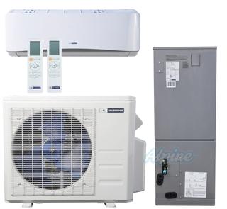 Photo of Blueridge BMM27HH20-12W-18AH 27,000 BTU (2.25 Ton) 20.4 SEER2 - M4 SERIES - HYPER HEAT Two Zone Ductless Mini-Split Heat Pump System 56619