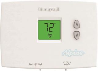 Photo of Honeywell TH1210DH1001 PRO 1000 Universal Non-Programmable Thermostat - Two Stage Heat / One Stage Cool for Heat Pump Applications 51442